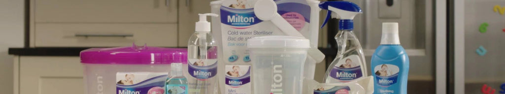 Milton, Cold Water Sterilisers, Sterilising Tablets & Mini Soother Sterilisers