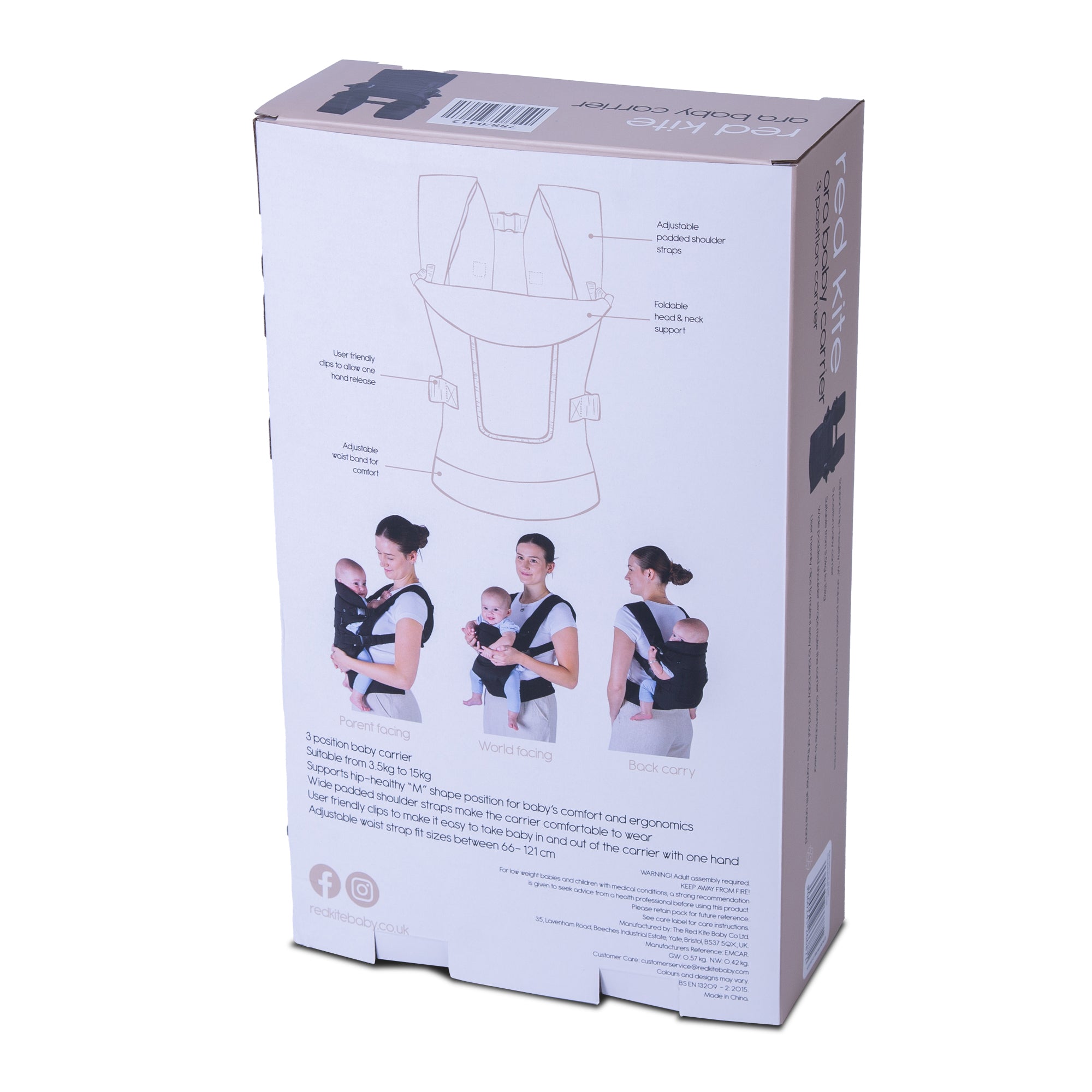 Red Kite Ara Carrier Black – Hello Baby