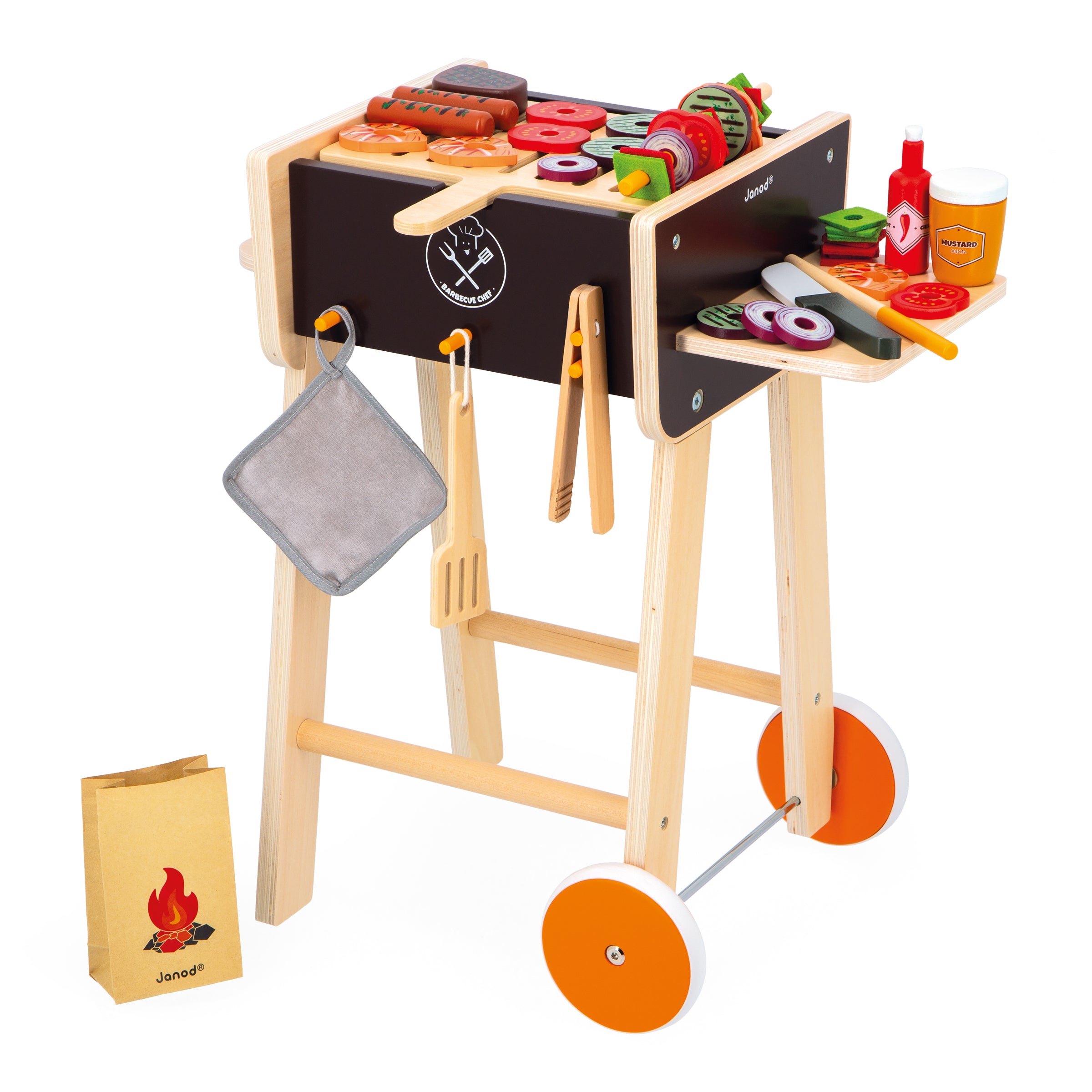 Hey Play Kids Bbq Playset Janod Children's Play Barbecue – Hello