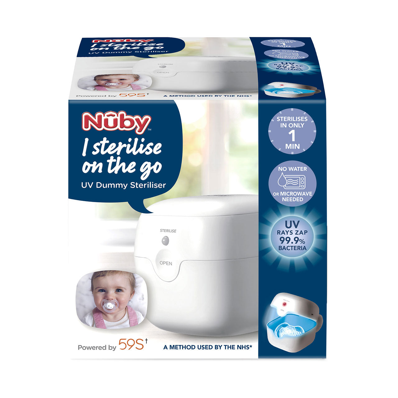 Nuby Sterilising UV Soother Pod – Hello Baby - Main Image