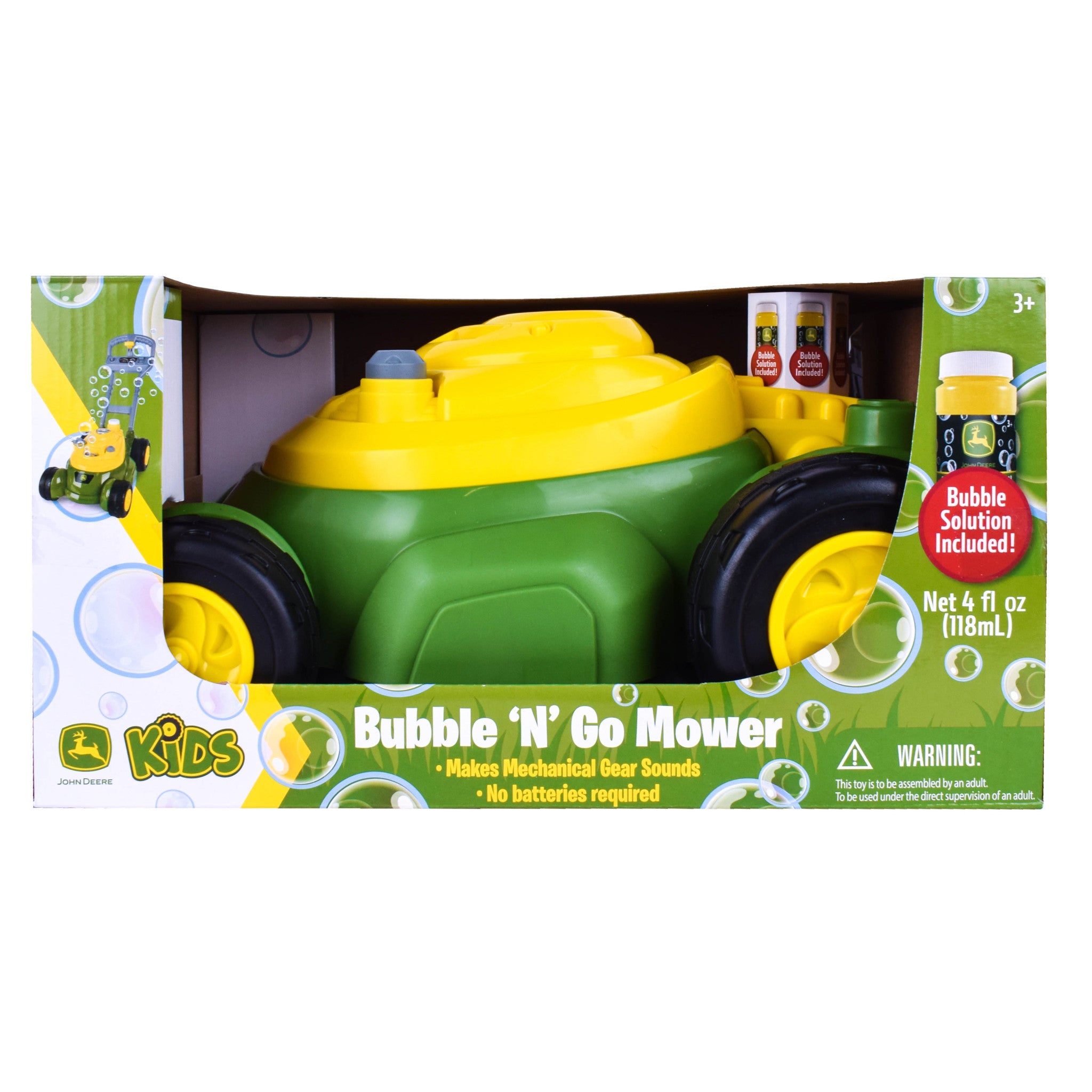 John Deere Bubble Mower With 4oz Bottle of Bubble Solution – Hello