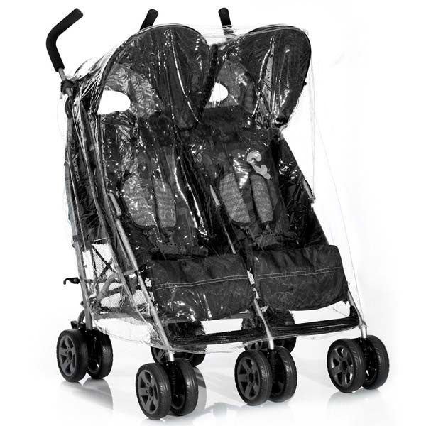 universal double stroller rain cover Ventalux Universal Twin Side By Side Raincover – Hello Baby